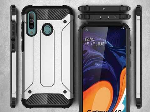 Чохол Alogy Hard Armor для Samsung Galaxy A60 / M40 сріблястий Alogy glass