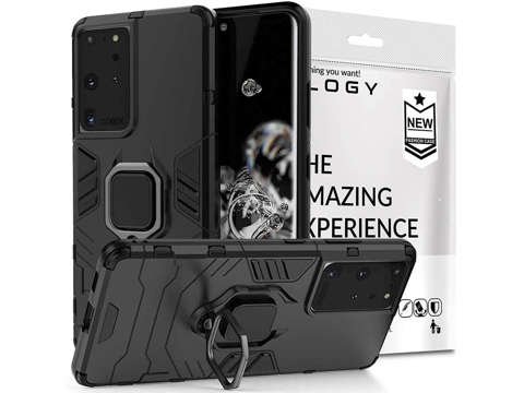 Чохол Alogy Stand Ring Armor для Samsung Galaxy S21 Ultra чорний