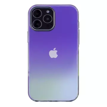 Чохол Aurora Case для iPhone 13 Pro райдужний гелевий фіолетовий чохол