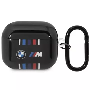 Чохол BMW BMA322SWTK для AirPods 3 gen cover black/black Multiple Colored Lines
