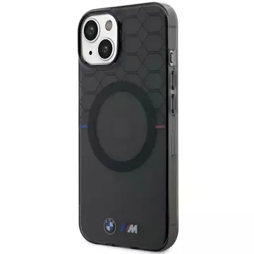 Чохол BMW BMHMP14SHGPK для iPhone 14 6.1" сірий/сірий Pattern MagSafe