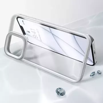 Чохол Baseus Crystal Phone Case Armored Case для iPhone 13 Pro з гелевою рамкою сірий (ARJT000413)