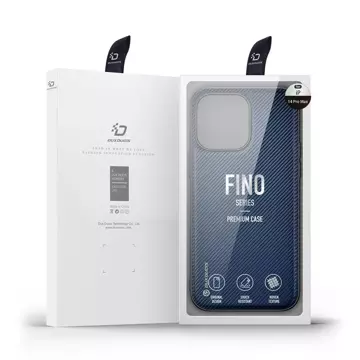 Чохол Dux Ducis Fino для iPhone 14 Pro Max синій нейлон
