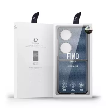 Чохол Dux Ducis Fino покритий нейлоновим матеріалом Huawei P50 Pocket blue