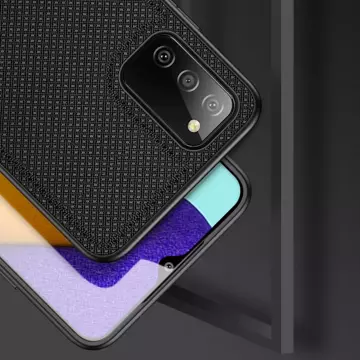 Чохол Dux Ducis Fino покритий нейлоновим матеріалом Samsung Galaxy A03s чорний