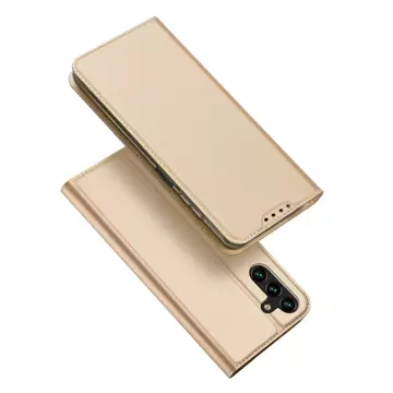 Чохол Dux Ducis Skin Pro для Samsung Galaxy A14 5G Flip Cover Card Wallet Stand Gold