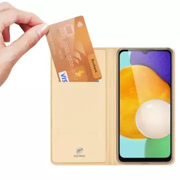 Чохол Dux Ducis Skin Pro для Samsung Galaxy A14 5G Flip Cover Card Wallet Stand Gold