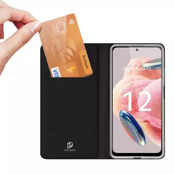 Чохол Dux Ducis Skin Pro для Xiaomi Redmi Note 12 Flip Card Wallet Stand Black