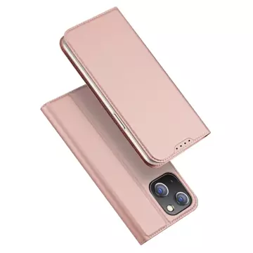 Чохол Dux Ducis Skin Pro для iPhone 15 з клапаном і гаманцем - рожевий