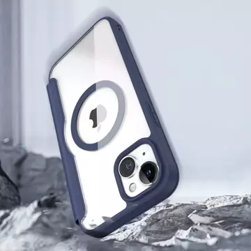 Чохол Dux Ducis Skin X Pro для Apple iPhone 15 Plus Magnetic MagSafe Flip Cover - синій