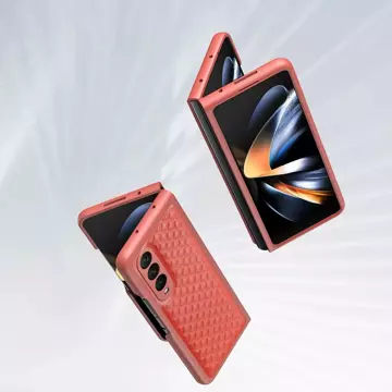 Чохол Dux Ducis Venice для Samsung Galaxy Z Fold 4 шкіряний чохол червоний