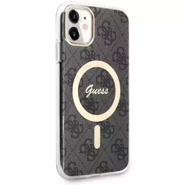 Чохол Etui Guess GUHMN61H4STK для iPhone 11 6.1" Hardcase 4G MagSafe