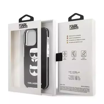 Чохол Etui Karl Lagerfeld KLHCP13XTPE2TK для iPhone 13 Pro Max 6,7" чорний/чорний Karl