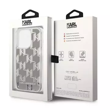 Чохол Etui Karl Lagerfeld KLHCP14LLMNMS для iPhone 14 Pro 6,1" Hardcase Liquid Glitter Monogram