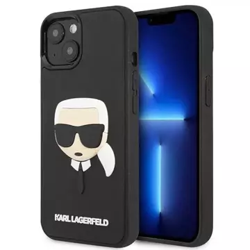 Чохол Etui Karl Lagerfeld KLHCP14MKH3DBK для iPhone 14 Plus 6,7" Hardcase 3D Rubber Karl`s Head