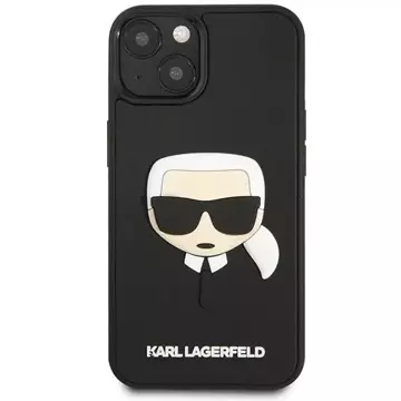 Чохол Etui Karl Lagerfeld KLHCP14MKH3DBK для iPhone 14 Plus 6,7" Hardcase 3D Rubber Karl`s Head