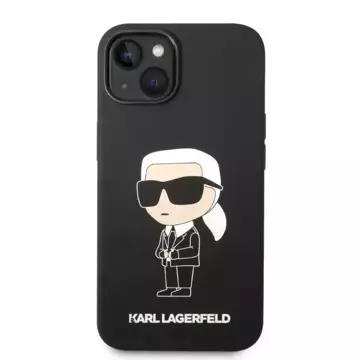 Чохол Etui Karl Lagerfeld KLHCP14MSNIKBCK для Apple iPhone 14 Plus 6,7" Silicone Ikonik