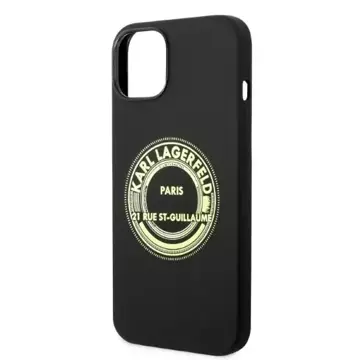 Чохол Etui Karl Lagerfeld KLHCP14SSRSGRCK для Apple iPhone 14 6,1" Hardcase Silicone RSG