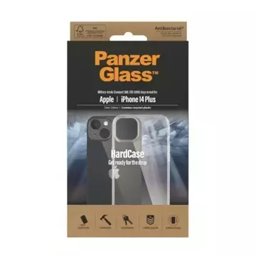 Чохол Etui PanzerGlass HardCase для iPhone 14 Plus 6,7" Antibacterial Military grade transparent 0403