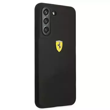 Чохол Ferrari Hardcase для Samsung Galaxy S21 FE чорний/чорний силікон