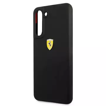 Чохол Ferrari Hardcase для Samsung Galaxy S21 FE чорний/чорний силікон