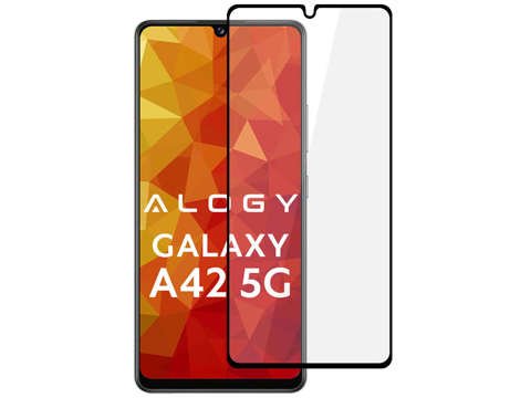 Чохол Glass Alogy Full Glue для Samsung Galaxy A42 5G Black