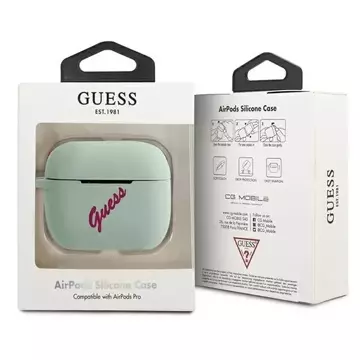 Чохол Guess GUACAPLSVSBF AirPods Pro синій фуксія / синій фуксія Silicone Vintage