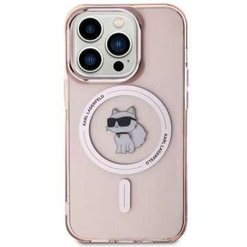 Чохол Karl Lagerfeld KLHMP15XHFCCNOP для iPhone 15 Pro Max 6.7" Red/Pink Hardcase IML Choupette MagSafe