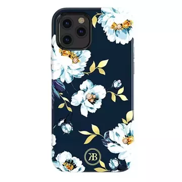 Чохол Kingxbar Blossom декорований оригінальними кристалами Swarovski iPhone 12 mini multicolor (Gardenia)