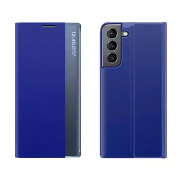 Чохол New Sleep Case для Samsung Galaxy S23 Plus з відкидною підставкою синій