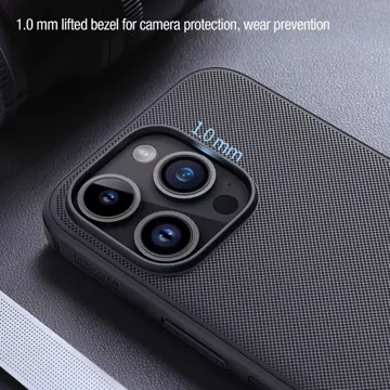 Чохол Nillkin Super Frosted Shield Pro Magnetic Case для iPhone 15 Pro Max - чорний