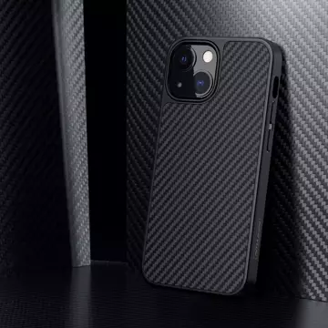 Чохол Nillkin Synthetic Fiber Carbon iPhone 13 чорний