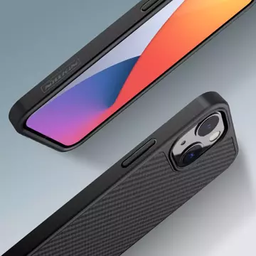 Чохол Nillkin Synthetic Fiber Carbon iPhone 13 чорний