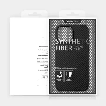 Чохол Nillkin Synthetic Fiber Carbon iPhone 13 Pro чорний