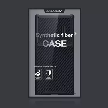 Чохол Nillkin Synthetic Fiber S для Samsung Galaxy S23 Ultra, кришка для камери, чорний