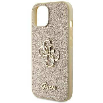 Чохол Original GUESS Hardcase GUHCP15SHG4SGD для iPhone 15 (Fixed Glitter Big 4G / gold)