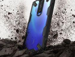 Чохол Ringke Fusion X для Xiaomi Redmi K30 / Poco X2 Black Alogy glass