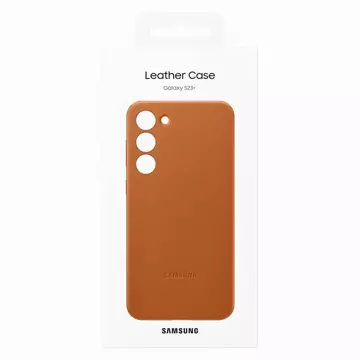 Чохол Samsung Leather Cover для Samsung Galaxy S23 Plus Genuine Camel Leather Case (EF-VS916LAEGWW)