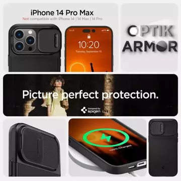 Чохол Spear Optics Armor Mag MagSafe для Apple iPhone 14 Pro Max Black