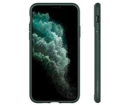 Чохол Spigen Ultra Hybrid для Apple iPhone 11 Pro Midnight green Alogy glass