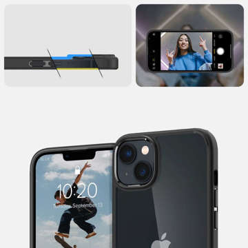 Чохол Spigen Ultra Hybrid для Apple iPhone 14 Plus Matte Black Glass