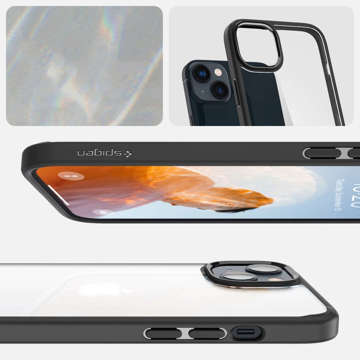 Чохол Spigen Ultra Hybrid для Apple iPhone 14 Plus Matte Black Glass