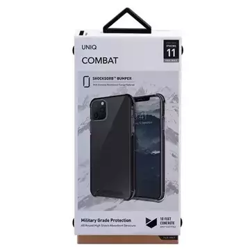 Чохол UNIQ для Combat iPhone 11 Pro Max чорний/чорний