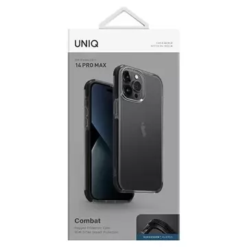 Чохол UNIQ Combat iPhone 14 Pro Max 6.7" чорний/чорний