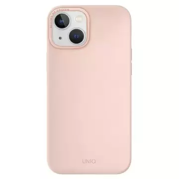 Чохол UNIQ Lino Hue для iPhone 14 Plus 6.7" Magclick Charging pink/blush pink