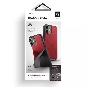 Чохол UNIQ Transforma iPhone 12 mini 5.4" червоний / коралово-червоний