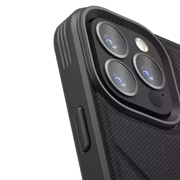 Чохол UNIQ Transforma iPhone 13 Pro Max 6.7" black / ebony black MagSafe