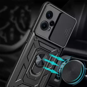 Чохол Xiaomi Poco F5 Black Camshield Pro