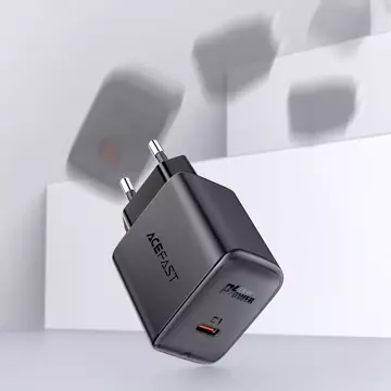 Швидкий зарядний пристрій Acefast USB Type C 20W Power Delivery білий (A1 EU білий)