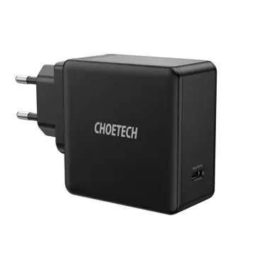 Швидкий зарядний пристрій Choetech USB Type C PD 60W 3A Black (Q4004-EU)